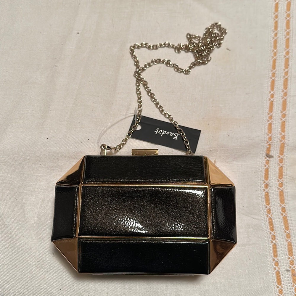 Geometric clutch bag